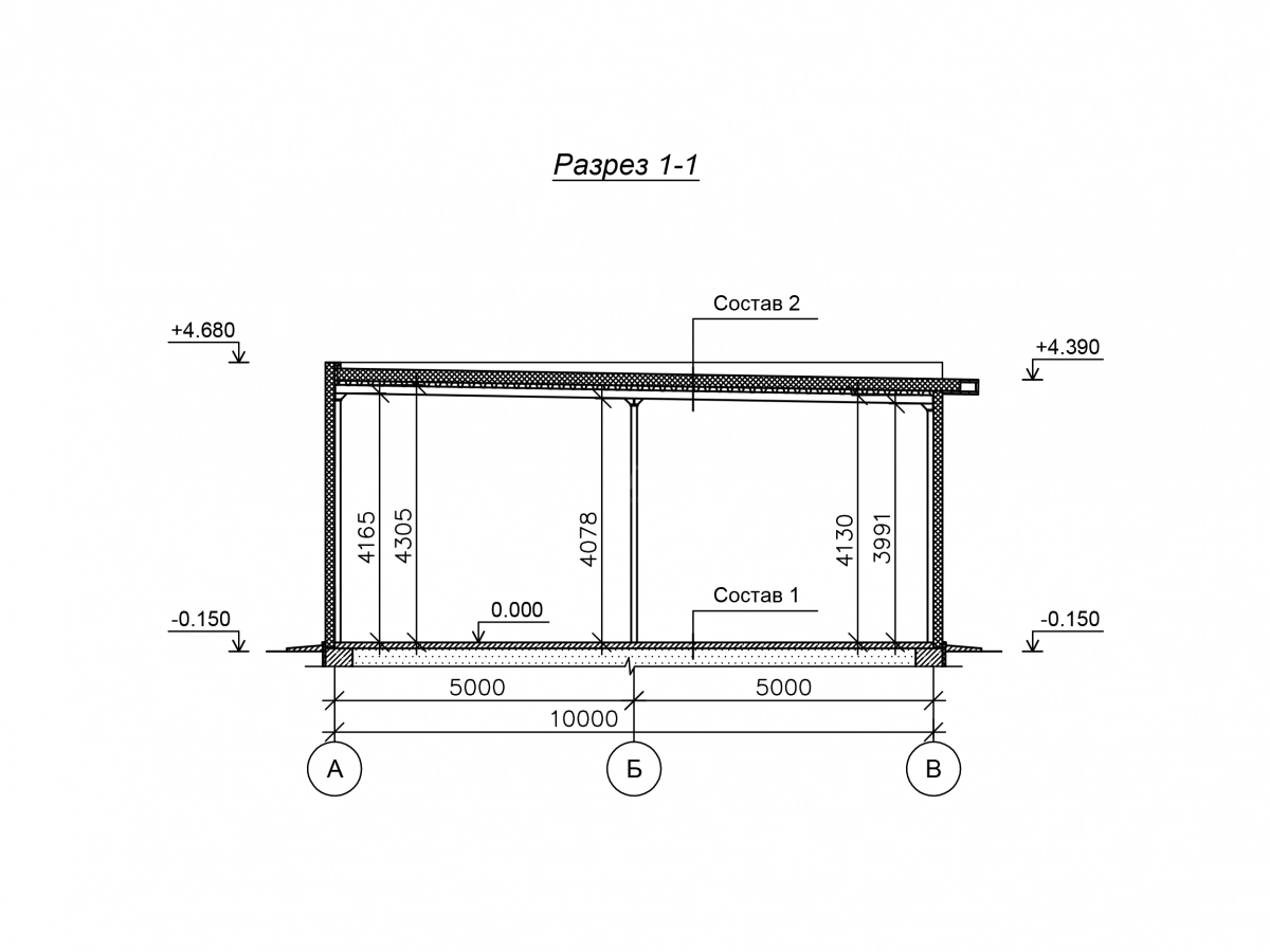 Планировка Кафе-столовая из сэндвич-панелей -  фото 9