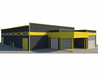 СТО из сэндвич-панелей