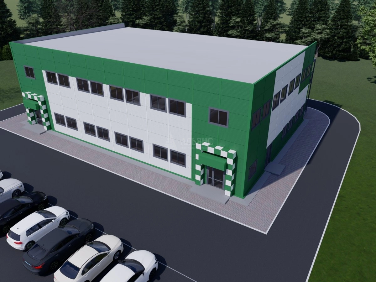 3D визуализация Магазин из сэндвич панелей - фото 5