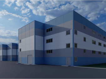 Склад из сэндвич-панелей